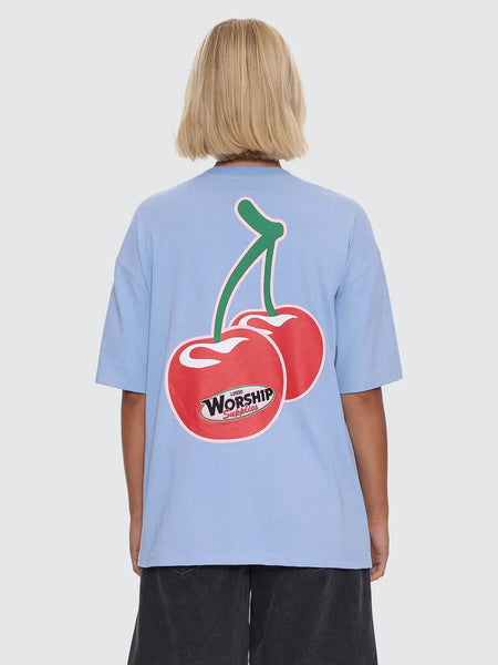 Glazed & Confused Relaxed Tee - Bell Air Blue