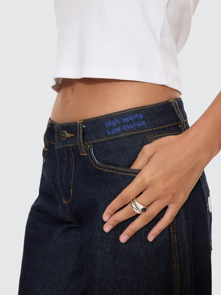 Morality Low Rider Baggy Jean - Raw Indy