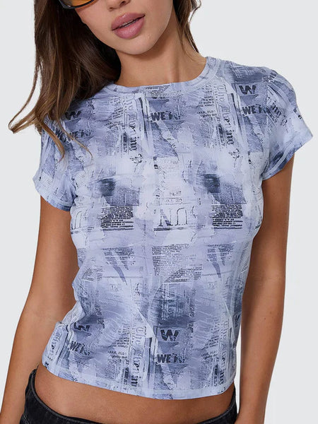 Paper Trail Club Tee - Grey Matter