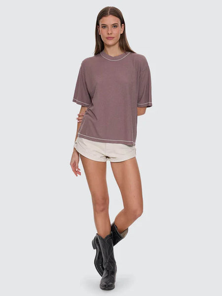 Remi Rolled Low Rise Short - Stone