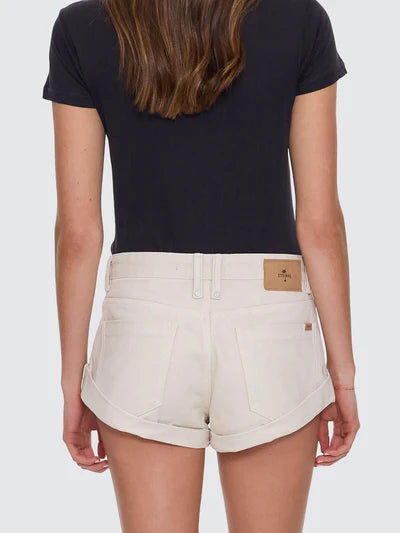 Remi Rolled Low Rise Short - Stone