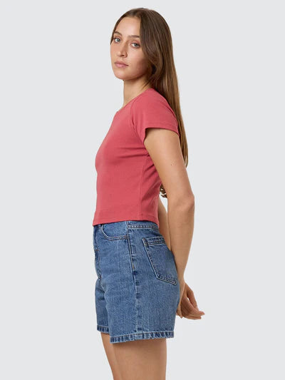 Minimal Thrills Mini Tee - Redwood