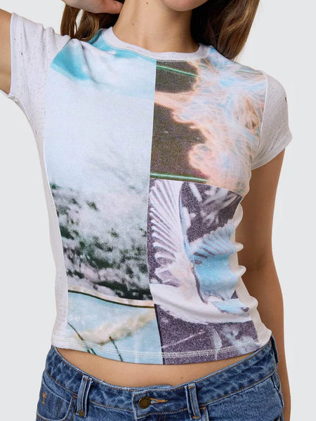 Natural Progression Club Tee - Cloud