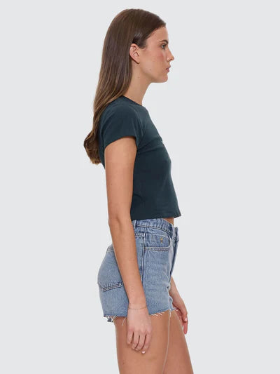 Haven For The Reckless Mini Tee - Jasper Green