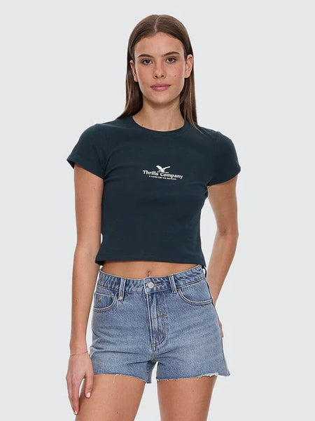 Haven For The Reckless Mini Tee - Jasper Green