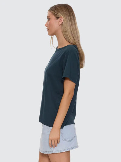 Haven For The Reckless Relaxed Tee - Jasper Green