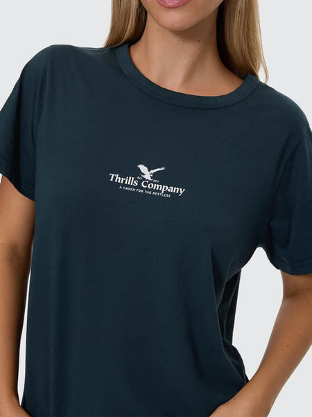 Haven For The Reckless Relaxed Tee - Jasper Green