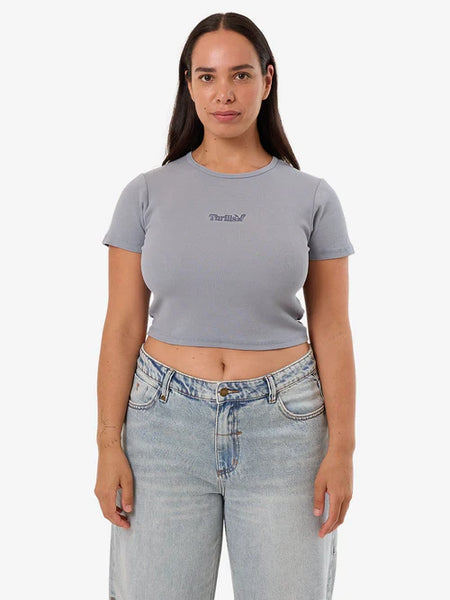 Thrills Workwear Baby Tee - Flint Blue