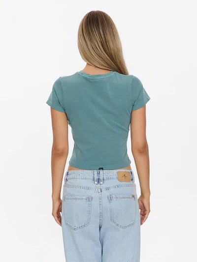 Minimal Thrills Mini Tee - Green Coast