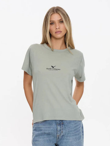 Haven For The Reckless Relaxed Tee - Dirty Sage