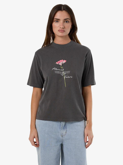 Adorned In Nature Square Tee - Merch Black