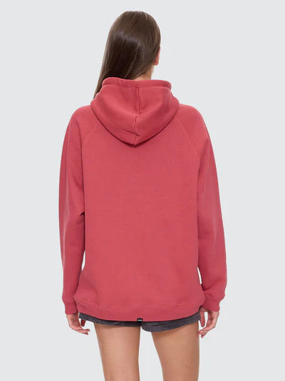 Fortune Favours Raglan Hood - Redwood