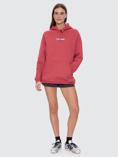 Fortune Favours Raglan Hood - Redwood