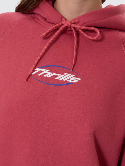 Fortune Favours Raglan Hood - Redwood