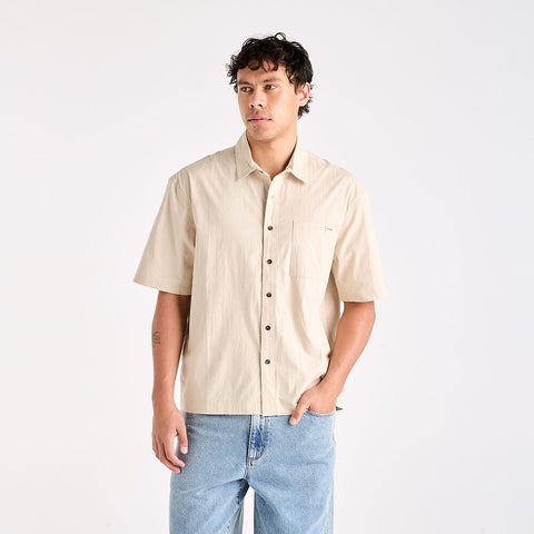 Boxcar Shirt - Wheat Stripe