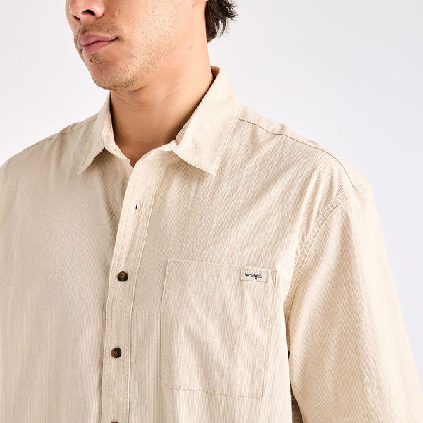 Boxcar Shirt - Wheat Stripe