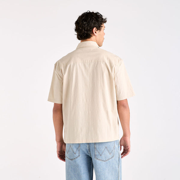 Boxcar Shirt - Wheat Stripe