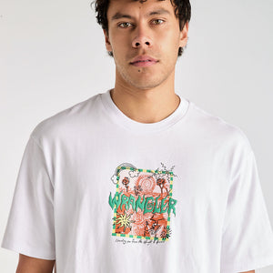 Fossilised Slacker Tee - White