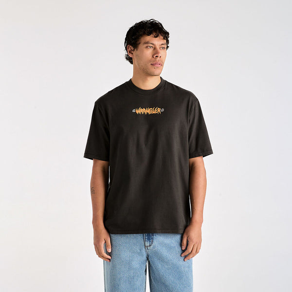 Fossil Shell Slacker Tee - Worn Black