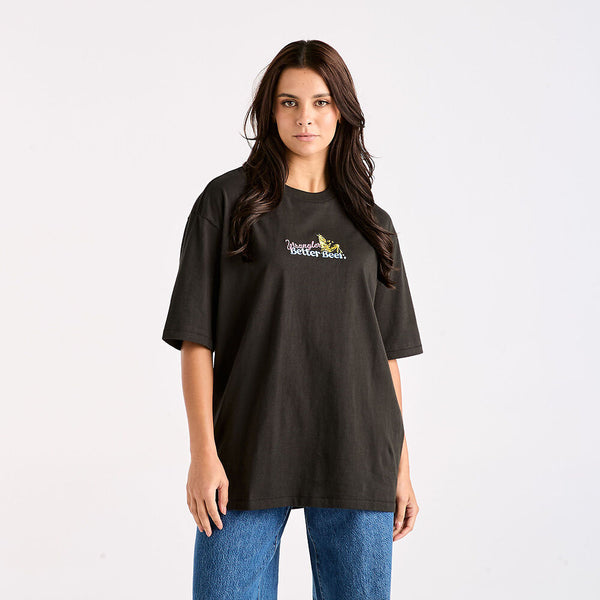 BB Thirsty Slacker Tee - Worn Black