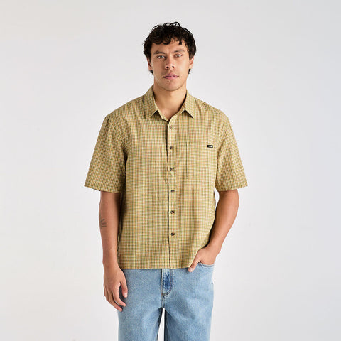 Boxcar Shirt - Tan Check