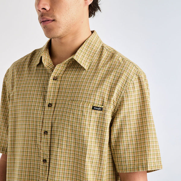 Boxcar Shirt - Tan Check