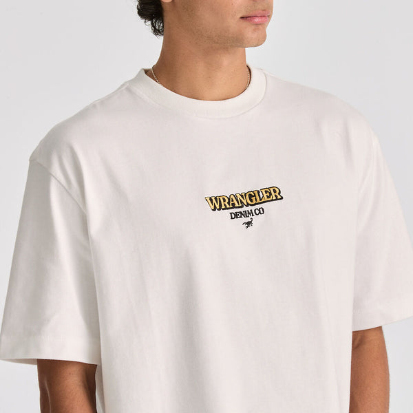 Scorpio Boxcar Tee - White