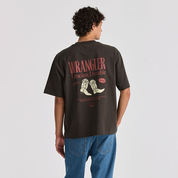 Boot Scootin Boxcar Tee - Black