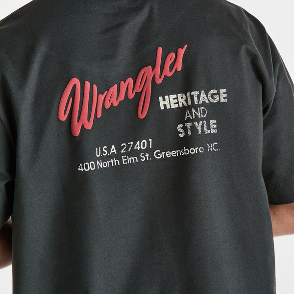 Motel Boxcar Tee - Dark Slate