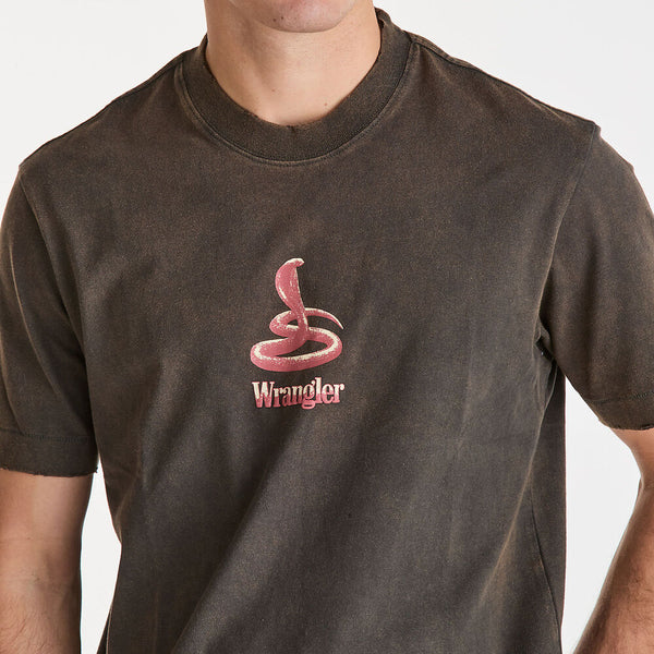 Snake Charmer Carmy Tee - Dark Slate
