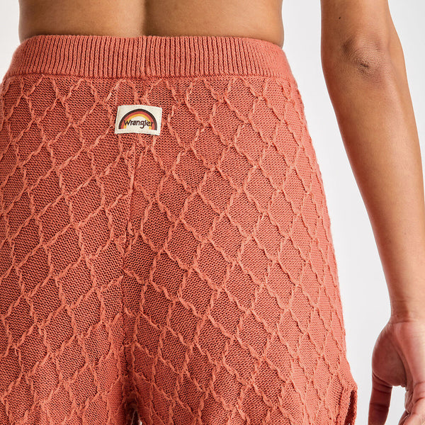 Scallop Knit Shorty - Earth