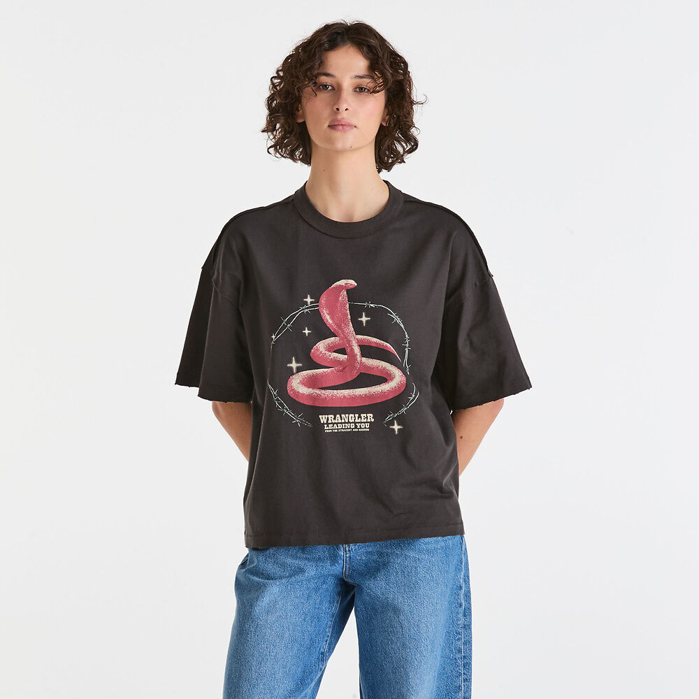 Venom Boxed Tee - Worn Black