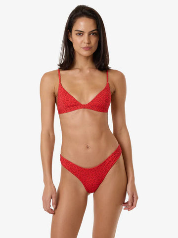 Zinnia Classic Bikini Bottom - Flame Red