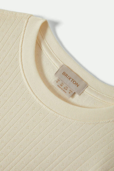 Dolly Slim LS Knit Tee - Off White