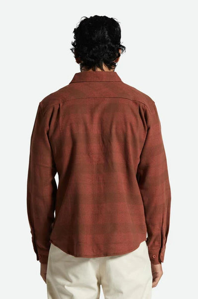 Bowery Stretch Flannel - Sepia/Terracotta
