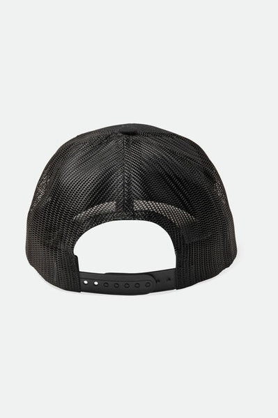 Crest Netplus Trucker Hat - Black/Black
