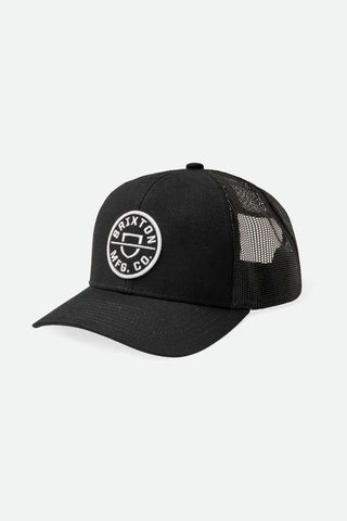 Crest Netplus Trucker Hat - Black/Black