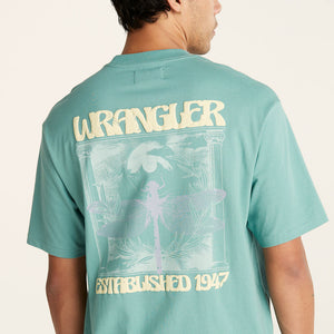 Dragon Fly Slacker Tee - Overcast Blue