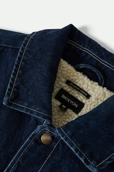 Durham Lined Jacket - Med Wash Denim