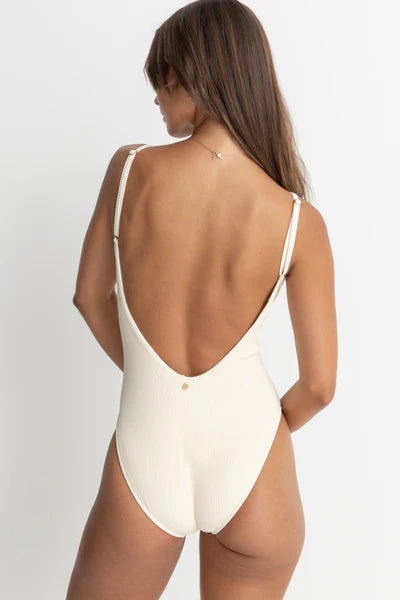 Essential Rib One Piece - Creme