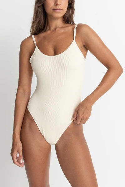 Essential Rib One Piece - Creme