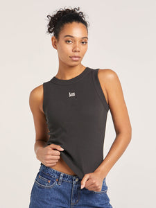 Essential Rib Tank - Black