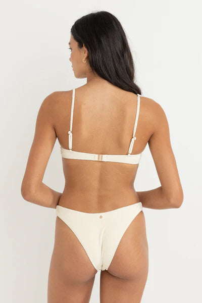 Essential Rib Underwire top - Creme