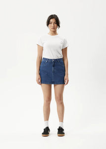 Georgia Denim Skirt - Auth. Blue