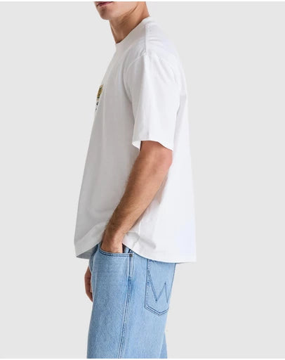 Scorpio Slacker Tee - White