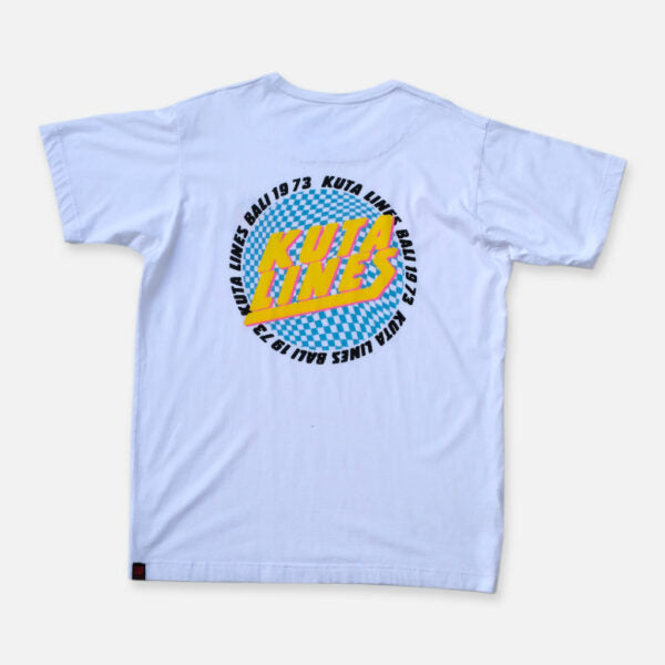 Kuta Retro Circle Tee - White