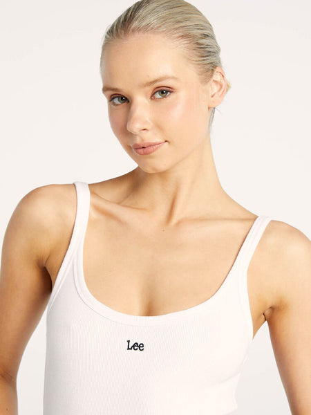 Essential Rib Cami - Twitch White