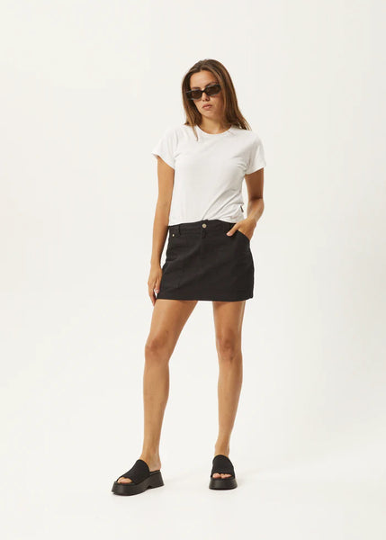 Lexi Cargo Mini Skirt - Washed Black