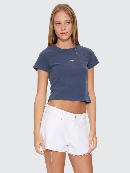 Minimal Thrills Mini Tee in Heritage Navy - image 4