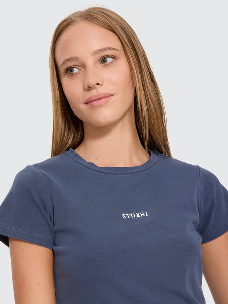 Minimal Thrills Mini Tee in Heritage Navy - image 6